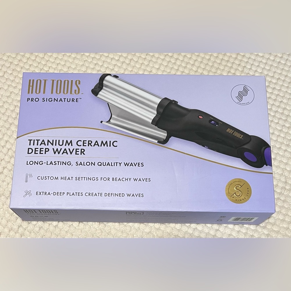 Hot tools titanium ceramic deep waver